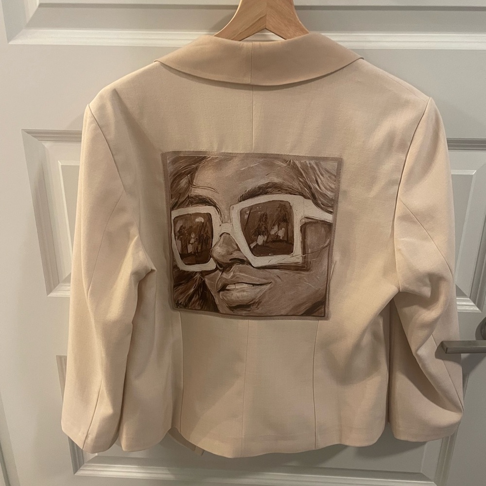 Women's Blazer with Graphic